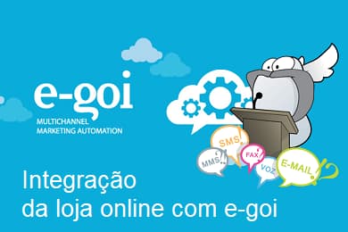 Loja Online integrada com gestor de envio de newsletters e-goi