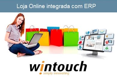 Loja online e APP integrada com WINTOUCH