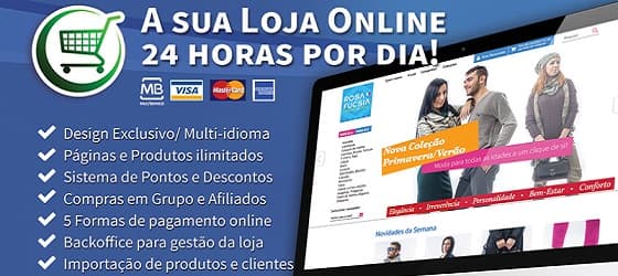 Criação de Sites e Lojas online, apps e marketing digital